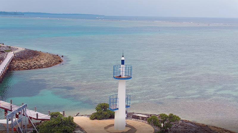 シェラトン沖縄のドローン画像