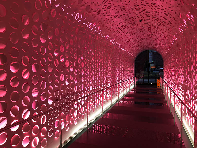 Ｗ大阪　ピンクのトンネル