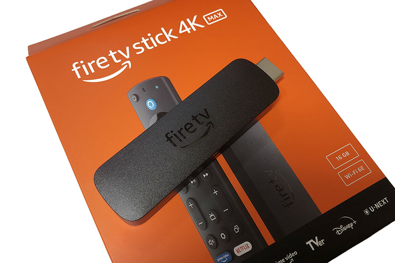 Amazonのセールでfire tv stick 4k maxを購入