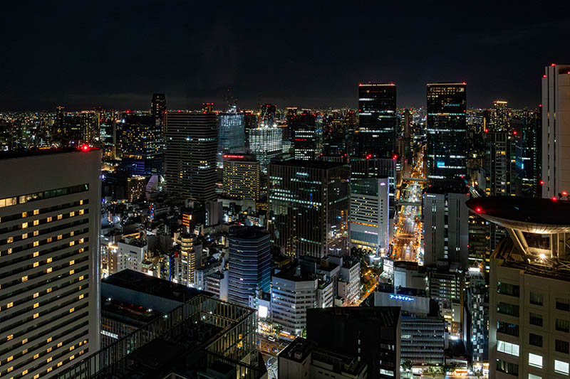 大阪ステーションホテルからの夜景