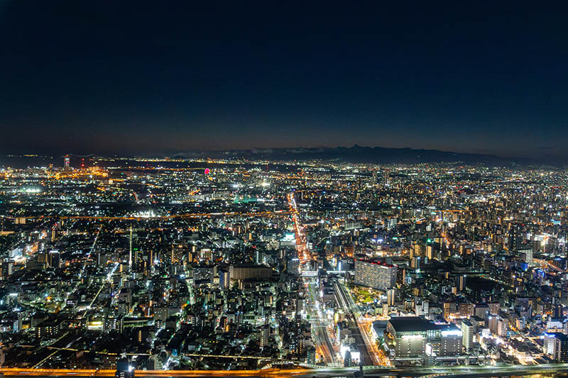 ハルカス300からの夜景